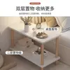 Mesa de Cabeceira, Simples e Moderna, para Uso no Quarto, Pequena Mesa de Armazenamento de Cabeceira, Adequada para Apartamentos de Aluguel, Mesa Lateral Simples para Sofá, Armário Lateral