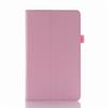 Adecuado para Samsung GALAXY Tab 3 Lite T110 tablet PC de 7 pulgadas funda de cuero con patrón de lichi con soporte plegable doble