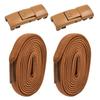 Hebilla de Cordón Elástico Perezoso de 8 mm Sin Atar Cordón de Zapato Elástico de 8 mm de Ancho para Hombres y Niños Sujetador Sin Atar