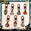 Colgante Llavero Halloween Transfronterizo Calavera Calabaza Dibujo Animado Fantasma Metal Colgante Bolsa Regalo de Año Nuevo