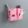 Suporte Doméstico para Hashis Rack de Hashis para Cozinha Rack Escorredor de Colheres Caixa de Armazenamento Rack de Armazenamento de Talheres Montado na Parede Sem Perfuração