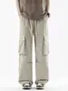Ropa para Hombre Casa de Arce / Verano 2026 Nuevos Pantalones Casuales de Pierna Ancha Sueltos Estilo Americano Delgados de Largo Completo para el Trabajo