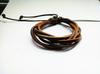 Pulsera japonesa para mujer de piel de vaca con cuerda encerada tejida, accesorios tejidos a mano, joyería para estudiantes, parejas, novias