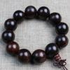 Venta al por mayor de fábrica Pulsera de palo de rosa rojo Pulsera de cuentas de Buda Rosario de palo de rosa antiguo Suministro de puesto