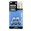 Ganchos mini de acero inoxidable, extra pequeños, ganchos adhesivos para pared sin clavos, ganchos para puerta de baño, ganchos de metal para colgar ropa