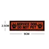 Suministro Transfronterizo Parches para Arnés de Perro Insignias de Perro de Servicio Parches de Moral para Perros de Entrenamiento Cinta Mágica Parches Bordados para Ropa de Perro Mochilas