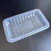 Caja a Prueba de Humedad 2213 Desechable Grado Alimenticio PP Ampolla Caja para Alimentos Frescos Caja Conserva Frescura Transparente Bandeja Interior para Alimentos Congelados Empaque
