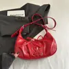 Nova Bolsa de Mão Pu Formato Dumpling com Laço para a Primavera de 2026, Bolsa de Ombro Elegante Feminina, Bolsa Transversal Doce e Descolada