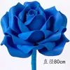 Flores de Rosa de Papel Hechas a Mano a Gran Escala para Decoración de Escaparates de Centros Comerciales, Hermosa Exhibición, Arreglo de Escenas de Bodas, Flores Artificiales