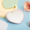 Espejo Pequeño con Temática de Amor, Espejo de Maquillaje Portátil, Mini Espejo de Maquillaje de Alta Definición