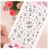 Pegatinas Hechas a Mano para Niños, Pegatinas de Diamantes, Pegatinas Brillantes de Diamantes, Pegatinas de Acrílico de Cristal, Pegatinas Educativas, Pegatinas de Corazón, Estéreo