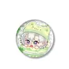 Cazador de demonios: Kimetsu No Yaiba Insignia Serie Macaron 58 Lata Redonda de Hojalata Sabito, Mitsuri, Giyu, Douzi Insignia Escarchada Mercancía