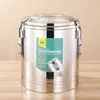 Cubo de Aislamiento Comercial de Acero Inoxidable al por Mayor Completamente Espumado Cubo para Arroz Cubo para Té de Leche Cubo para Leche de Soya Cubo para Sopa 10L-100L