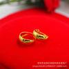 Aretes de estrella de gypsophila dorados en latón mate para mujer, joyería de boda imitación oro, suministro para puesto, aretes lisos de lluvia de meteoros