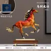 Sucesso Instantâneo Ornamentos de Cavalo de Latão Novo Estilo Chinês Decorações para Sala de Estar Escritório Presentes de Inauguração de Empresa