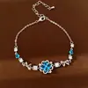 Pulsera de trébol con lazo tachonado de circonita, pulsera de nicho de lujo ligero de alta gama, joyería personalizada exquisita y elegante