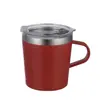 Taza Nueva de Acero Inoxidable 304 con Asa, Taza Mini Doble Pared para Coche, Taza de Café Portátil de Oficina para Negocios