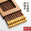 Palillos de Sándalo para Alitas de Pollo de Alta Calidad para el Hogar de Madera Maciza Antibacterianos Antideslizantes Antimoho Sin Pintar Sin Cera Familiar Madera Cruda Pura Natural