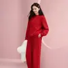 Pijama sin costuras, engrosado, para usar como prenda exterior, de medio forro polar para hombre, corte holgado, cuello redondo, estilo pullover, adecuado tanto para estar en casa como para usar al aire libre, conjunto de ropa de estar para hombre