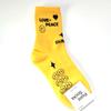 Calcetines Amarillo Naranja de Principios de Primavera Corea del Sur Amarillo Dopamina Calcetines para Mujer de Caña Media Cintura Calcetines de Algodón para Mujer ETNA COLOR VÍVIDO