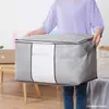 Bolsa para Edredón de Algodón No Tejido Bolsa de Almacenamiento Manual de Gran Capacidad Bolsa Organizadora Bolsa para Mudanza Bolsa para Edredones Ropa Equipaje Bolsa de Empaque