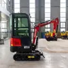 Exportación Excavadora de Orugas Australiana Tipo 10 Modificación Interior Mini Excavadora Mini Excavadora Agrícola para Huertos