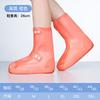 Cubrezapatos a prueba de lluvia y nieve para hombres y mujeres, impermeable, grueso, antideslizante, con agarre, suela resistente al desgaste, cubrezapatos impermeable para día lluvioso