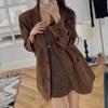 Blazer de Gamuza Estilo Dongdaemun de Corea del Sur
