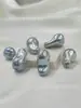 Perla Mabe Tianyu Barroca Imitación Japonesa Alto Brillo Bombilla Pequeña Espejo Agujero Recto Accesorios de Perlas DIY Shijia