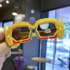 Gafas de Sol Polarizadas para Niños Robot Autobots Mecha Dibujos Animados Chicos Geniales Gafas de Sol de Silicona Suave Pose Genial
