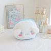Bolsa de Cosméticos de Peluche de Dibujos Animados, Neceser Portátil de Viaje, Bolsa de Almacenamiento Multifuncional de Gran Capacidad, Lindo Bolso de Mano Portátil