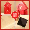 Caja de Joyería Creativa Estilo Chino Hueca, Pendientes, Anillos, Collares Personalizados Estilo Chino Nuevo, Caja con Tapa abatible magnética, Caja de Embalaje para Joyería