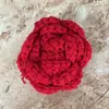 Flor de Hilo Hecha a Mano Cabeza de Rosa Crochet Patrón Nuevo Versión de Muestra Prenda Semi-Terminada Accesorios Tejido Algodón de Leche