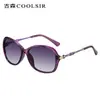 Nuevas Gafas de Sol Polarizadas de Moda Tendencia para Exteriores 3058 para Mujer de Gama Alta Retro Incrustadas de Diamantes Gafas de Sol de Dos Tonos