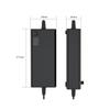 Adaptador de Corriente Ajustable 18-25V 10A 200W con Pantalla Tira de Luz para Escritorio Ajuste de Temperatura Atenuación Pantalla Digital