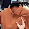 Camisetas de Manga Corta para Hombre de Verano Nuevas Transfronterizas Tops para Hombres de Mediana Edad Negocios Cuello de Solapa Casual Holgadas Camisetas Polo para Hombre