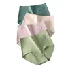 Shorts Íntimos Femininos de Algodão Puro de Cintura Alta com Grafeno Antibacteriano Respirável Tamanho Plus Size Sem Costura Confortáveis com Controle de Barriga Design Floral