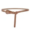 Cinturón de Cuero de Vaca de Dos Capas para Mujer, Accesorio Decorativo para Vestidos y Camisas, Cuero Genuino, Moderno y Versátil, Cinturón Negro para Estudiantes y Mujeres