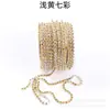 Cadena de Garras Colorida Cadena de Diamantes Densa de 3 mm Pasador de Pelo DIY Funda de Teléfono Móvil Sombrero Turbante Accesorios de Joyería Diamante AAA Nacional