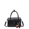 Bolsa de Mão Quadrada Pequena Versátil e Moderna para Mulheres 2025 Outono Nova Moda Elegante Diária Color-Blocking Ombro Transversal