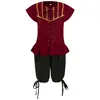 Set de Juego de Rol de Capitán Pirata para Niños Halloween Carnaval Escenario Cosplay Disfraz Suministro Directo de Fábrica Venta al por Mayor