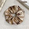 Goma para el Cabello de Flor de Encaje Estilo Coreano Scrunchie Grande con Acabado de Alta Gama, Extra Grande, Resistente, Accesorio Grande para Cola de Caballo para Navidad
