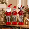 Tejido de Punto Elástico Hombres Niñas Muñecas Figuras Navidad Escena Nórdica Año Nuevo Decoración Adornos Transfronterizo