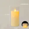 Luzes de Velas Acrílicas Transfronteiriças Velas Eletrônicas LED Decorações de Festa para o Dia dos Namorados Adereços de Decoração para Sala de Confissão