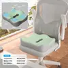 Cojín de Espuma Viscoelástica para Descompresión del Cóccix Post-Cirugía, Cojín de Asiento Transpirable para Largas Horas Sentado en la Oficina, Cojín para Espalda, Soporte Lumbar, Cojín para Estudiantes