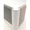 Tarjeta 18mm tablero sin perforación aleación de aluminio protector de esquina de cama protector de borde conexión de cuerpo de gabinete de cama suspendida decoración de muebles protector de esquina de arco redondo