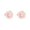 Aliexpress Novo Par de Abotoaduras Redondas de Metal com Liga Metálica e Cristais Incrustados com Diamantes, Elegantes e Simples Pins de Punho para Camisa Feminina