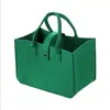 Bolsas Tote de Feltro em Estoque para Compras, Embalagem Vermelha, Ecológicas, Bolsas Tote de Feltro Populares, Podem Adicionar Logo
