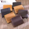 Cartera de Piel Genuina para Hombre, Cartera Corta Antirrobo RFID de Moda, Piel de Vaca de Primera Capa, Regalo de Negocios, Suministro de Amazon