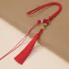Borla pequeña de dinero cuerda para manillar borla colgante de coche borla china de nudo borla china pin marcapáginas pin colgante pequeño cuerda para llavero cuerda